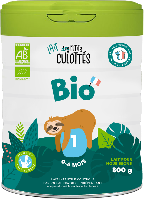 Lait 1er âge Bio