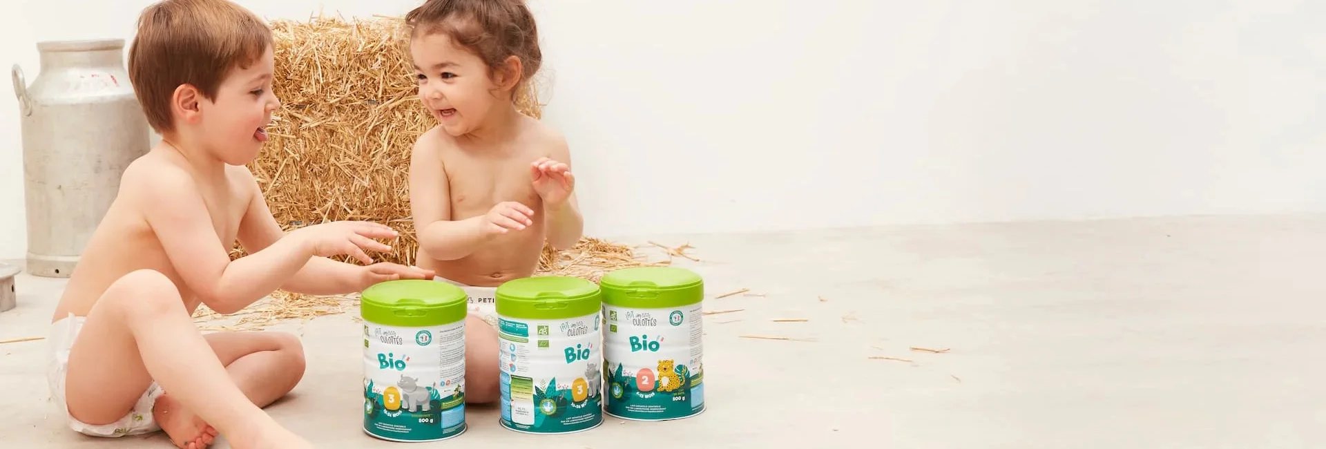 Le premier lait infantile français ! 100% en circuit court, en abonnement.